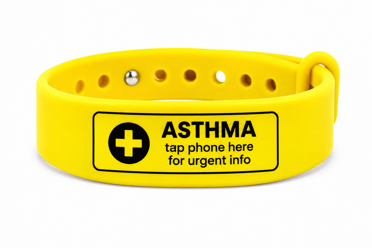 Asthma NFC Wristband