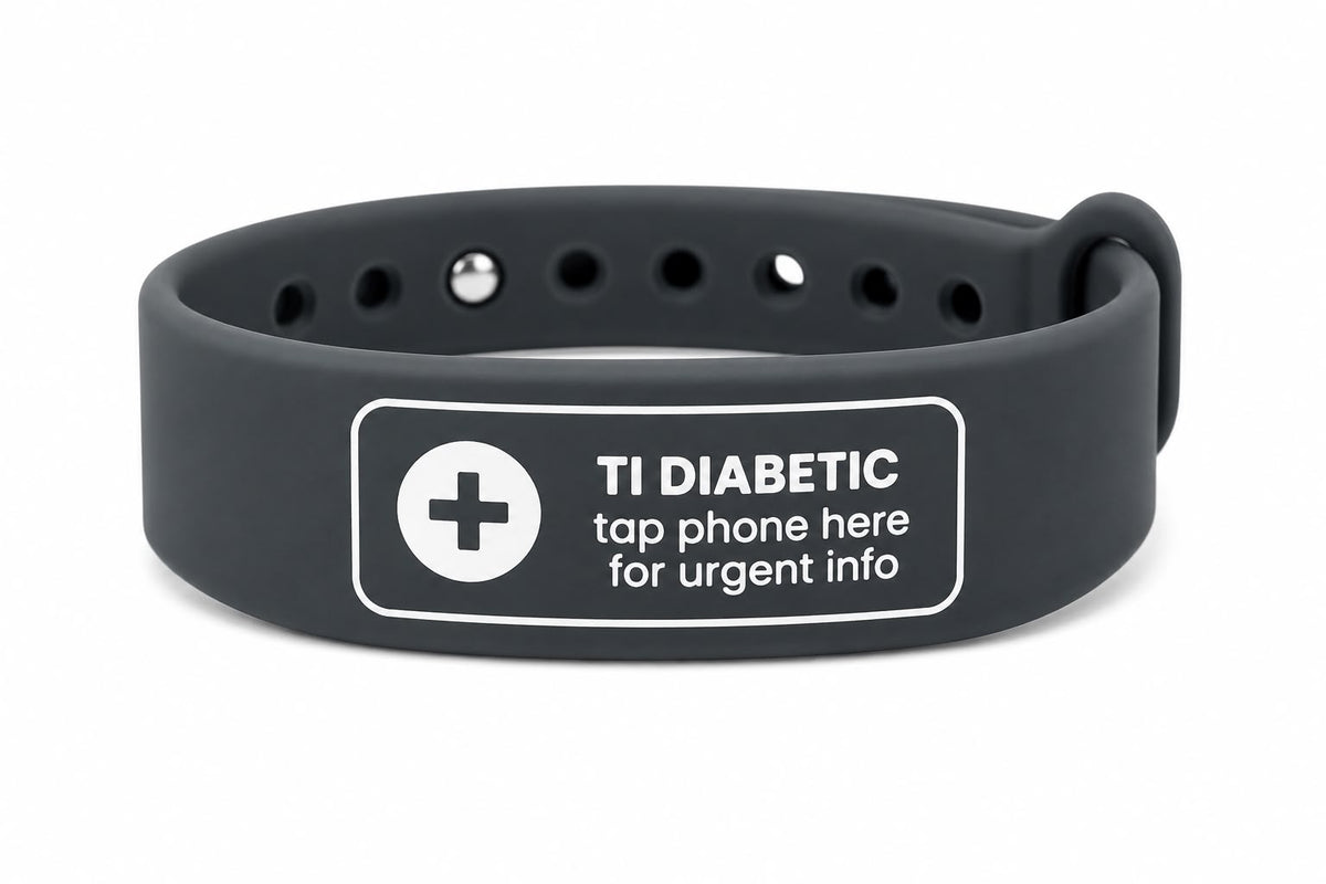 Type 1 Diabetes NFC Wristband