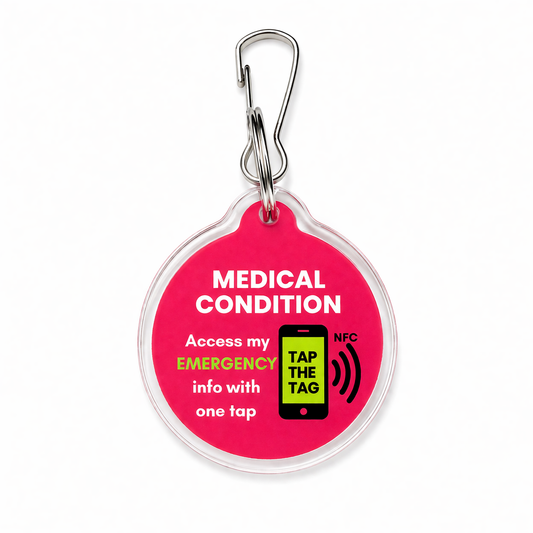 Medical Condition – NFC Clip-On Emergency Information Tag