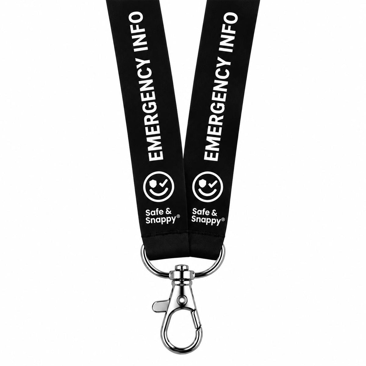 Emergency contact lanyard for kids and adults