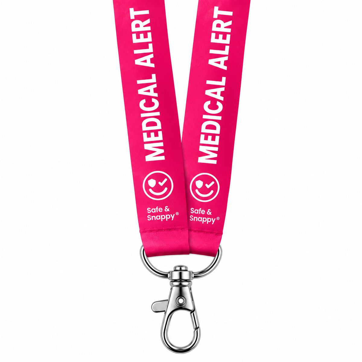 Medical alert lanyard for diabetes, epilepsy and allergies