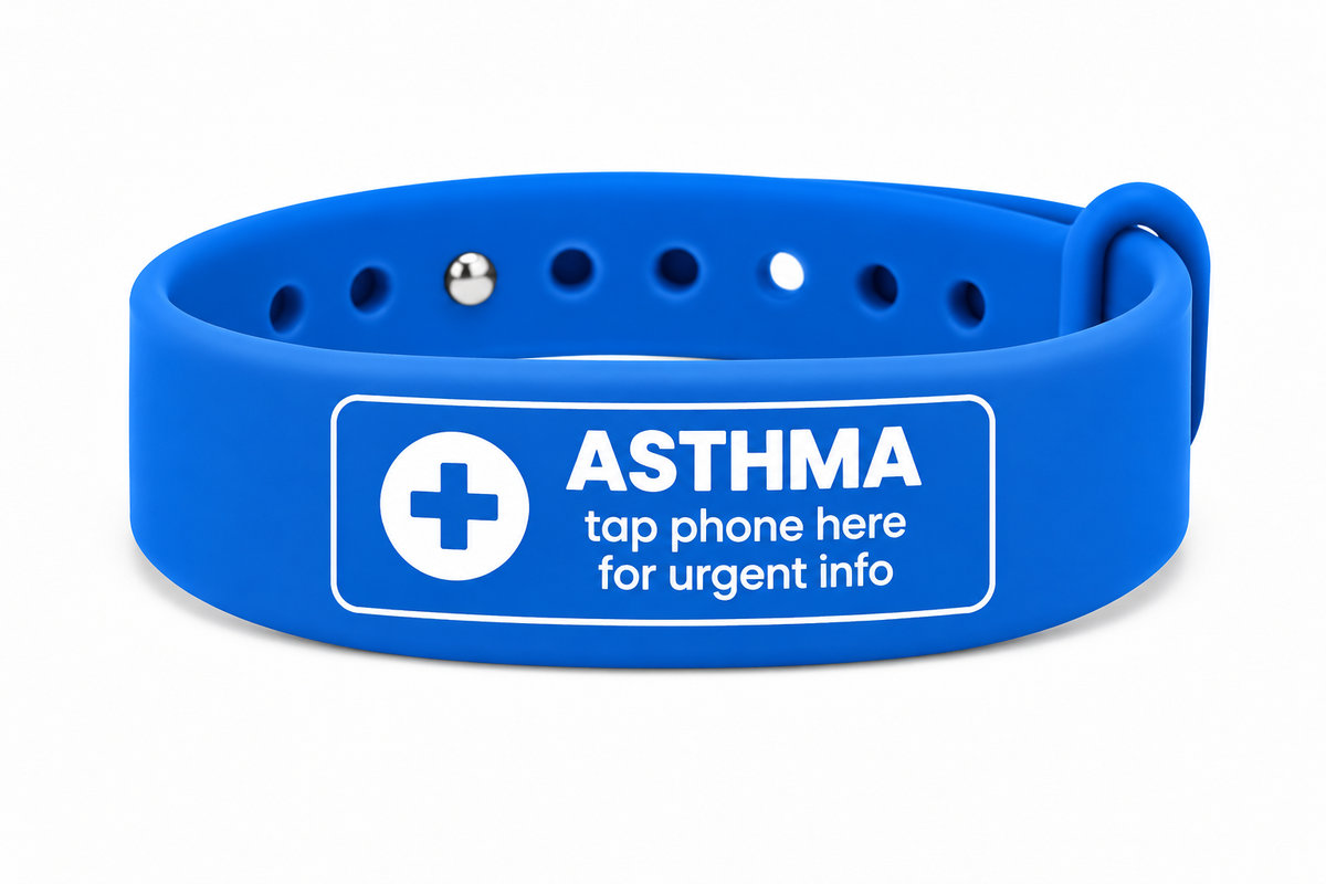 Asthma NFC Wristband