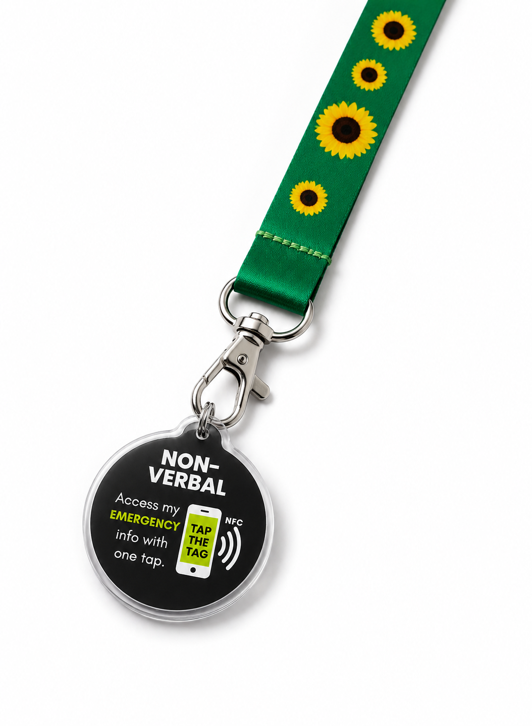 Non-Verbal Emergency NFC Tag | Autism Safety Tag