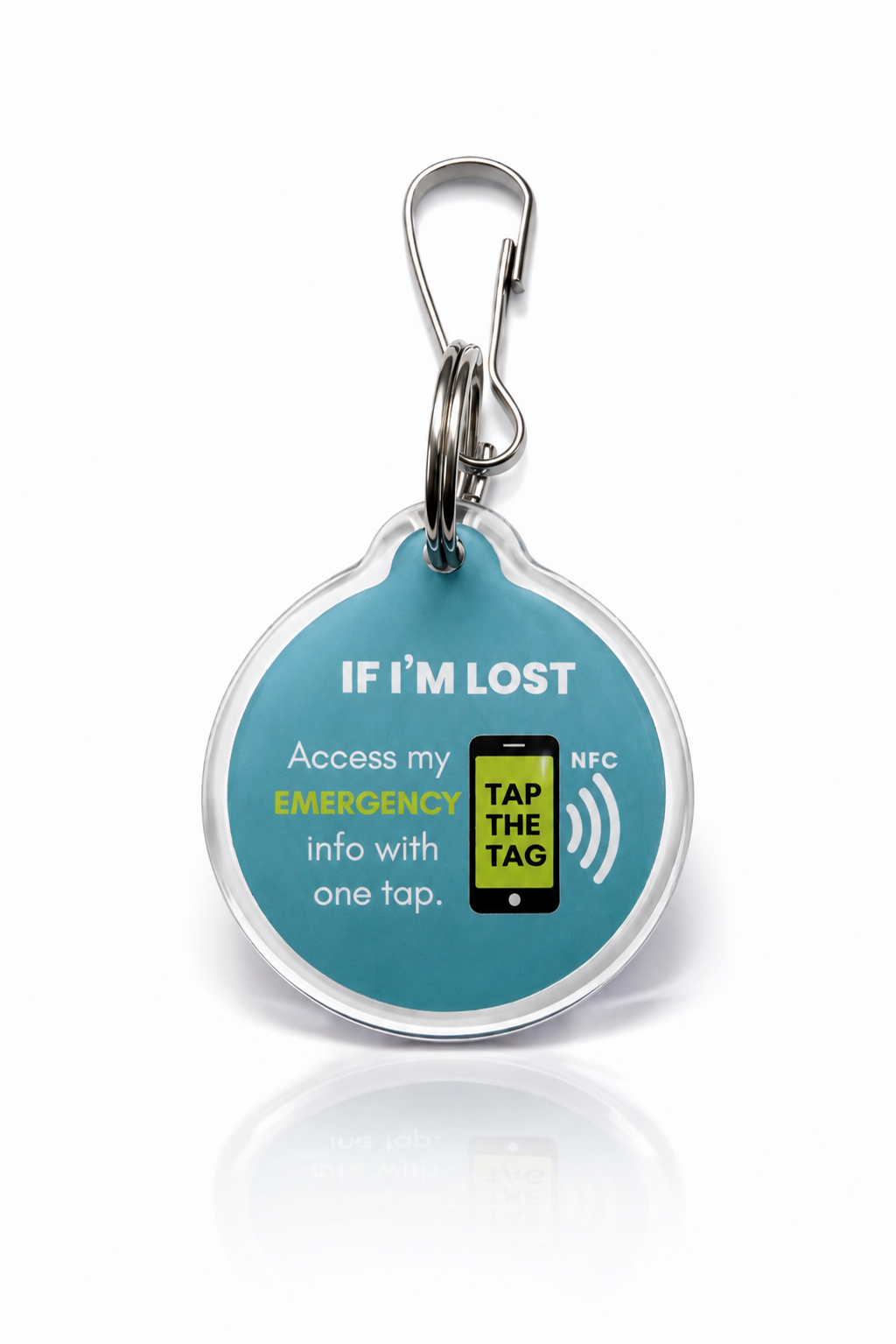 If I'm Lost | NFC Clip-On Emergency Information Tag