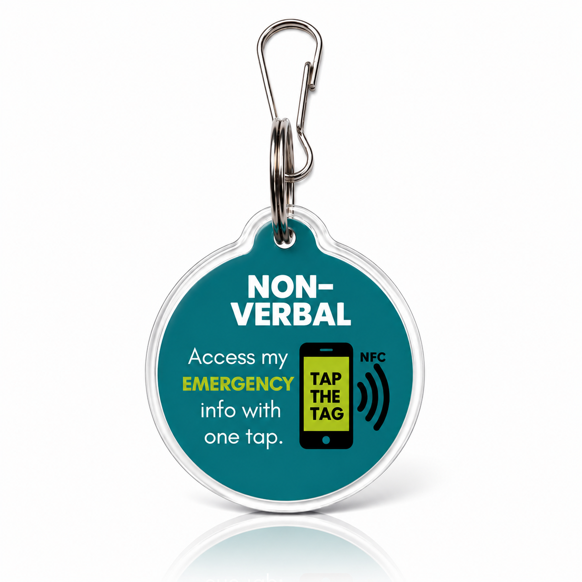 Non-Verbal Emergency NFC Tag | Autism Safety Tag