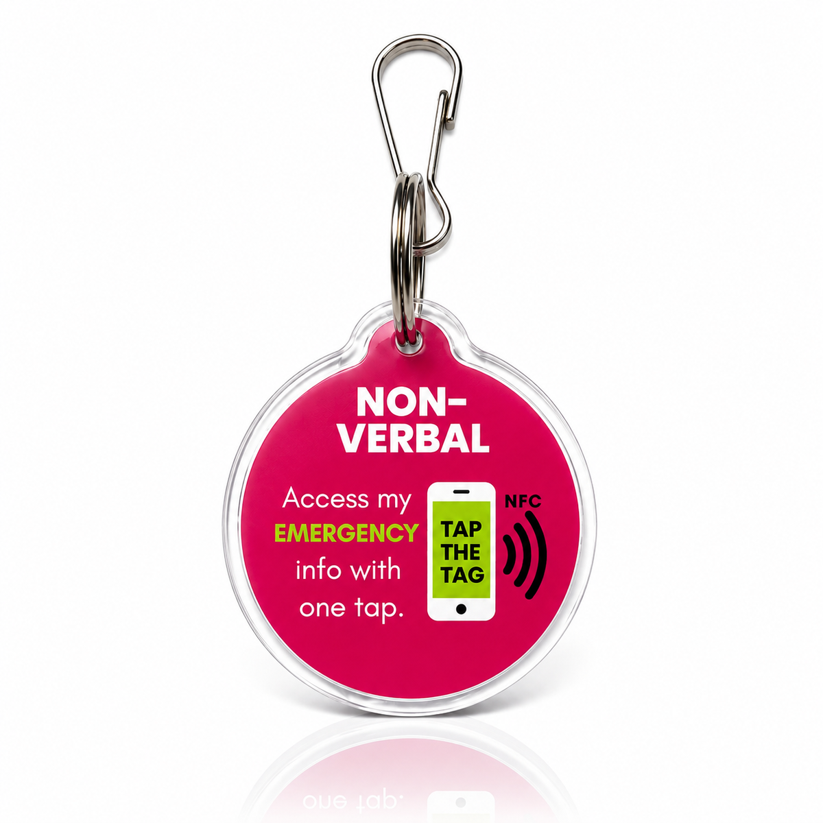 Non-Verbal Emergency NFC Tag | Autism Safety Tag
