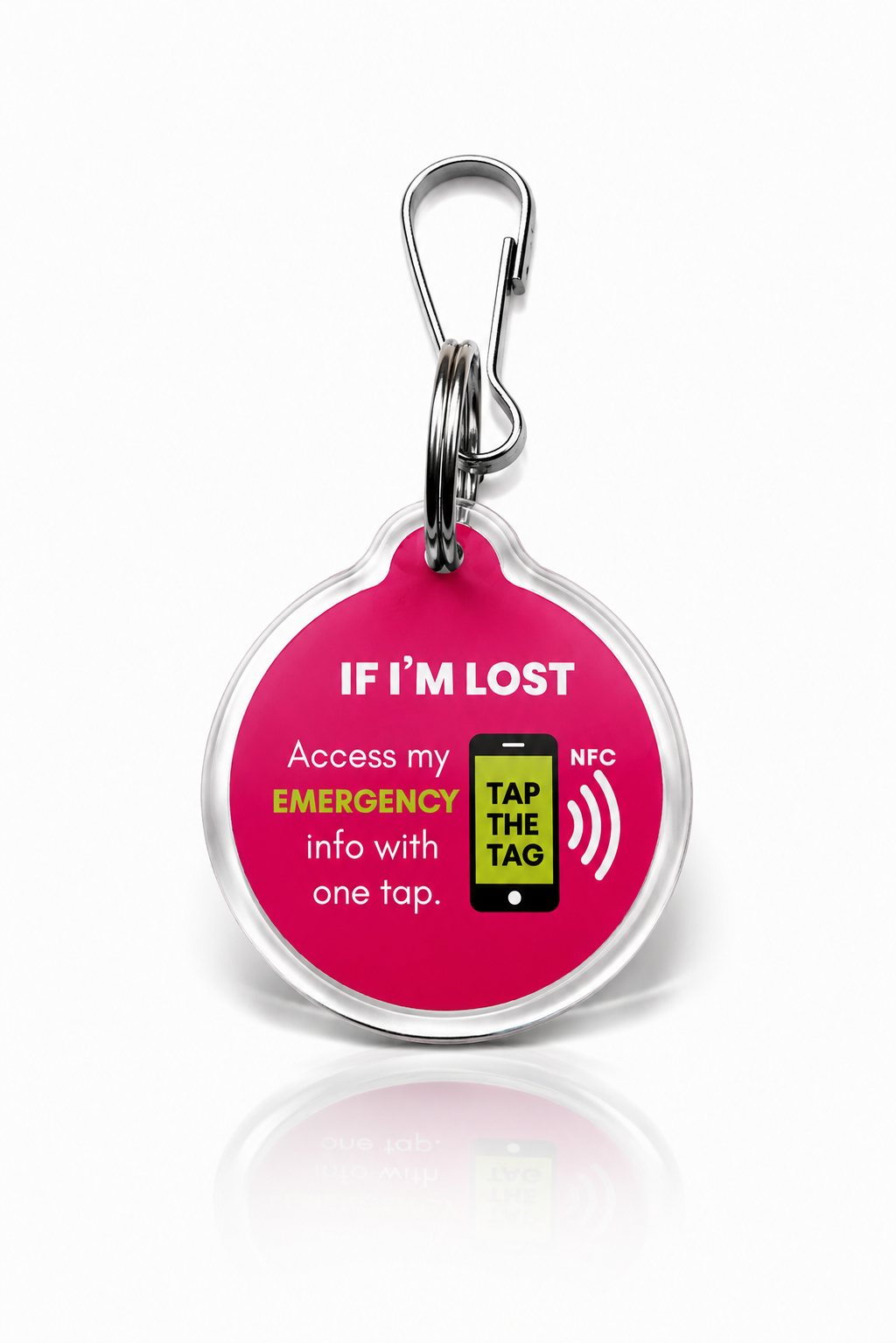 If I'm Lost | NFC Clip-On Emergency Information Tag
