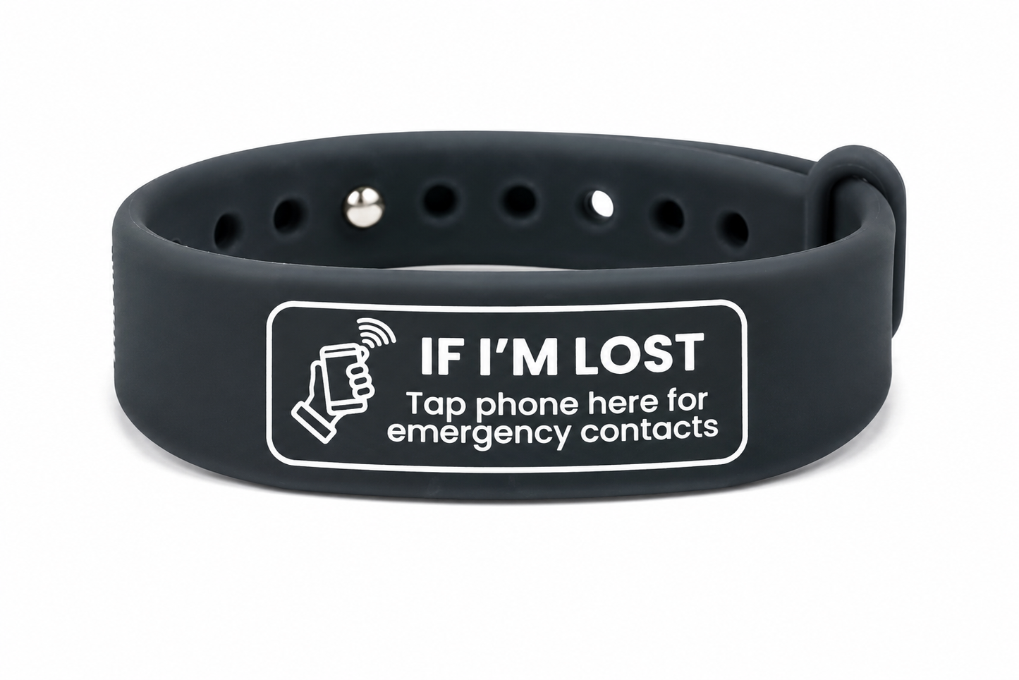 Scan Me If I'm Lost NFC Wristband | Child Safety | SEN | Autism | Non-Verbal Safe & Snappy