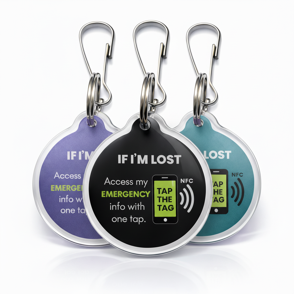 If I'm Lost Tags - All Three Colours