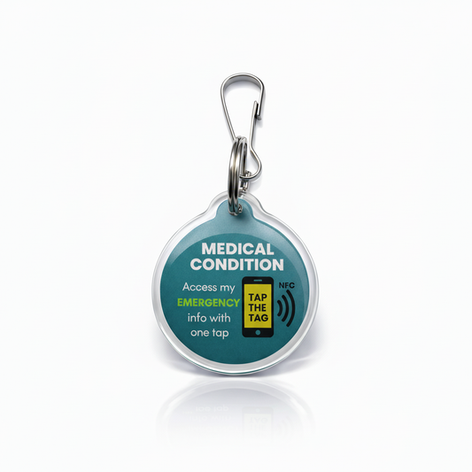 Medical Condition Tag - Teal