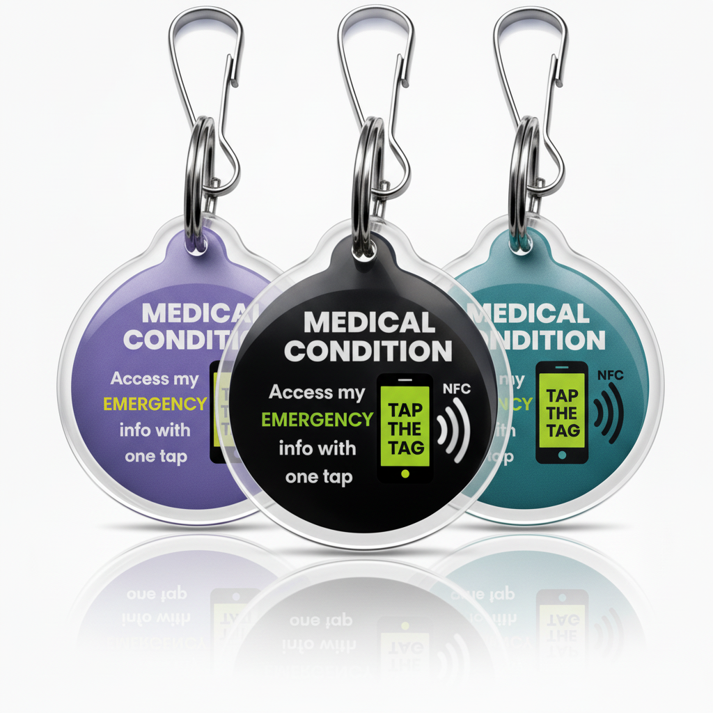 Medical Condition Tags - Enlarged for Mobile
