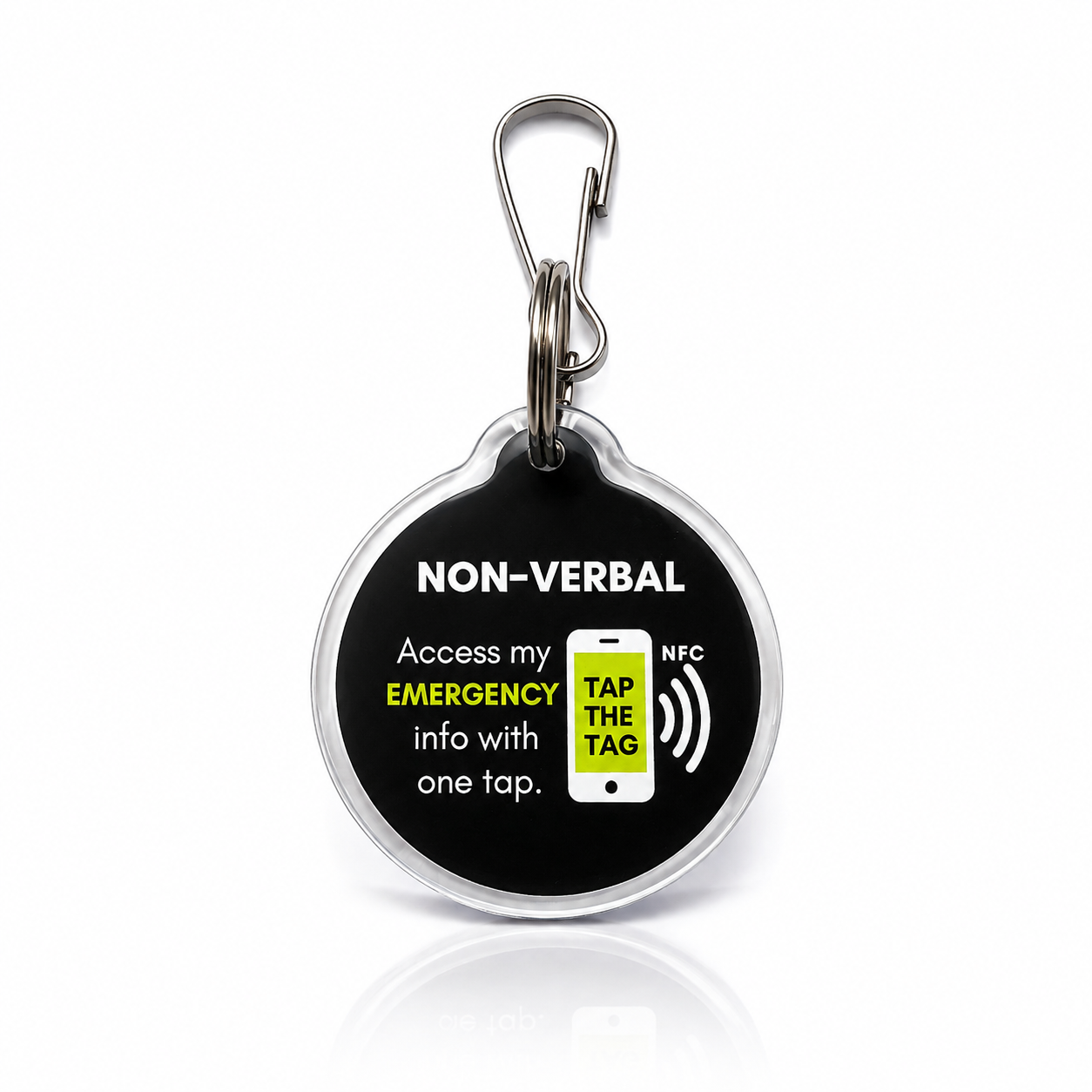 Non-Verbal Emergency NFC Tag | Autism Safety Tag