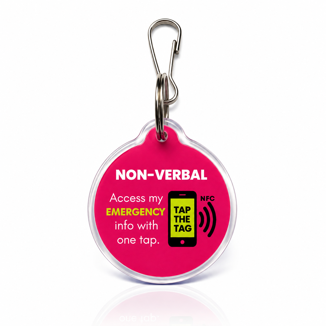 Non-Verbal Emergency NFC Tag | Autism Safety Tag