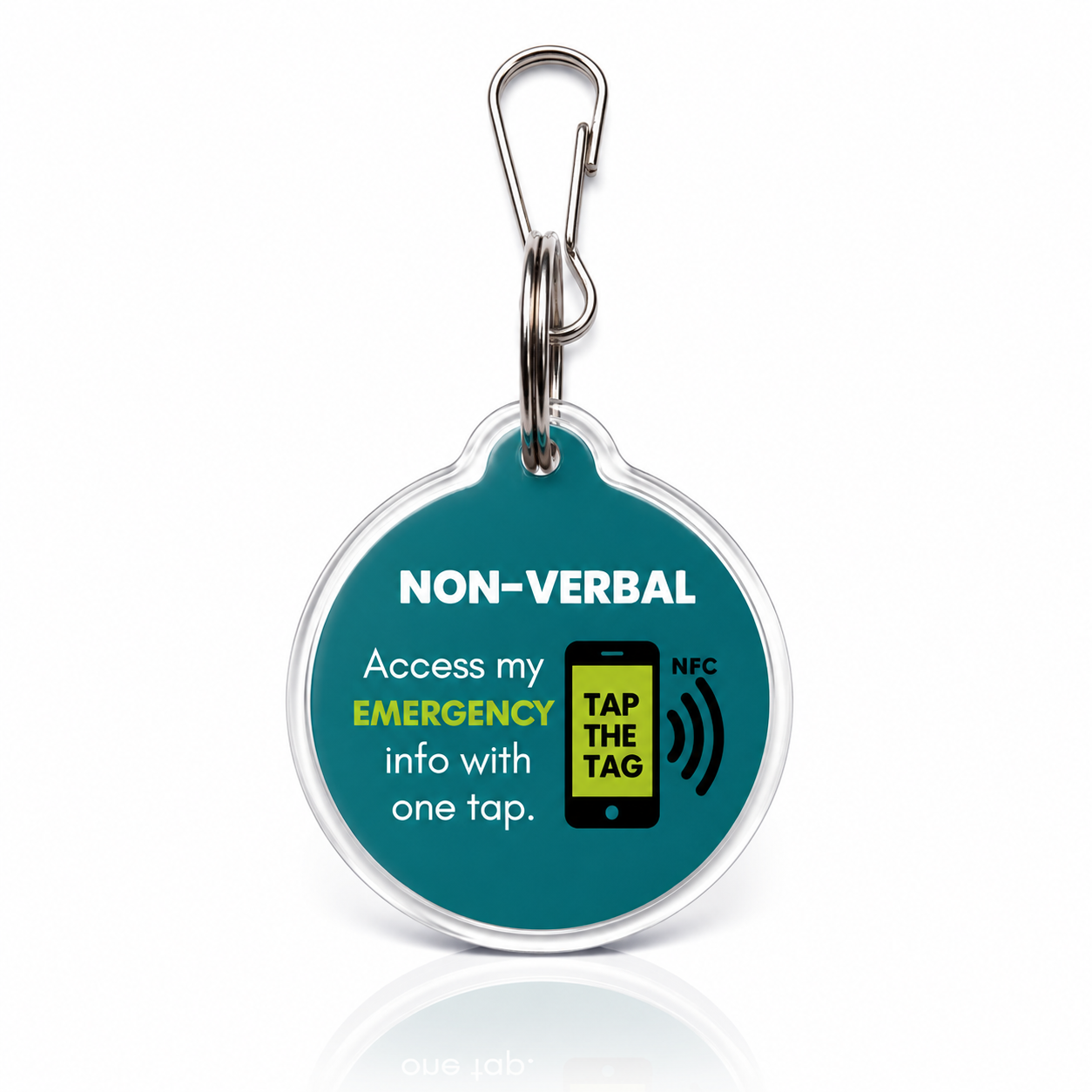Non-Verbal Emergency NFC Tag | Autism Safety Tag