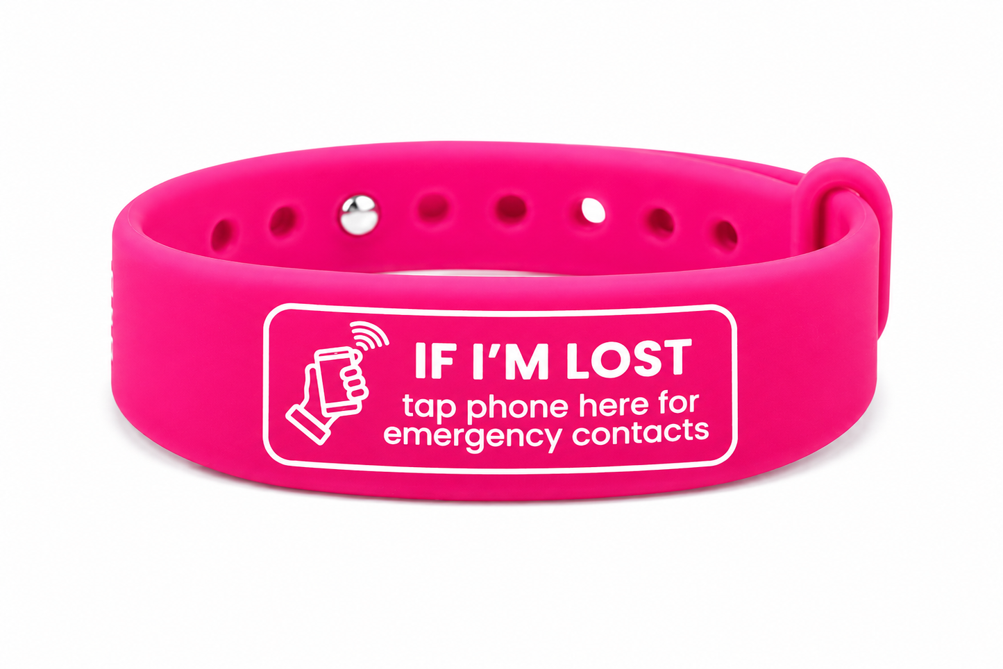 Scan Me If I'm Lost NFC Wristband | Child Safety | SEN | Autism | Non-Verbal Safe & Snappy