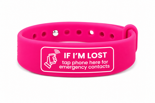 Scan Me If I'm Lost NFC Wristband | Child Safety | SEN | Autism | Non-Verbal Safe & Snappy